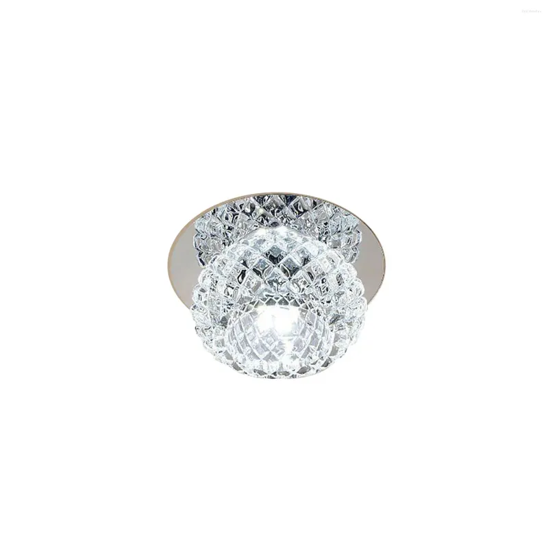 Takljus 5W 220V Hemdekoration UV Pendant Lamp Energibesparande vardagsrum Superljus lyxigt Simple Bedroom Crystal Hallway