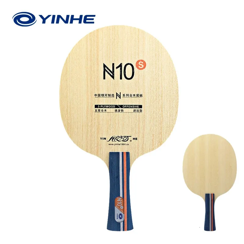 Yinhe Table Tennis Blade N10S N-10 Offensiv 5 Wood Ping Pong Racket Blade 240106