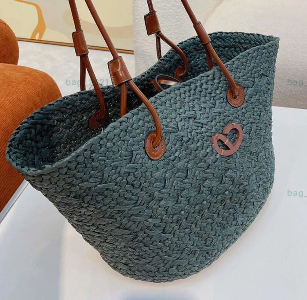 Toppstrån PAG PLAIN KNITNING Virka broderier Öppna Casual Tote Interiörfack Två tunna remmar Läder blommor Fashion Women 67