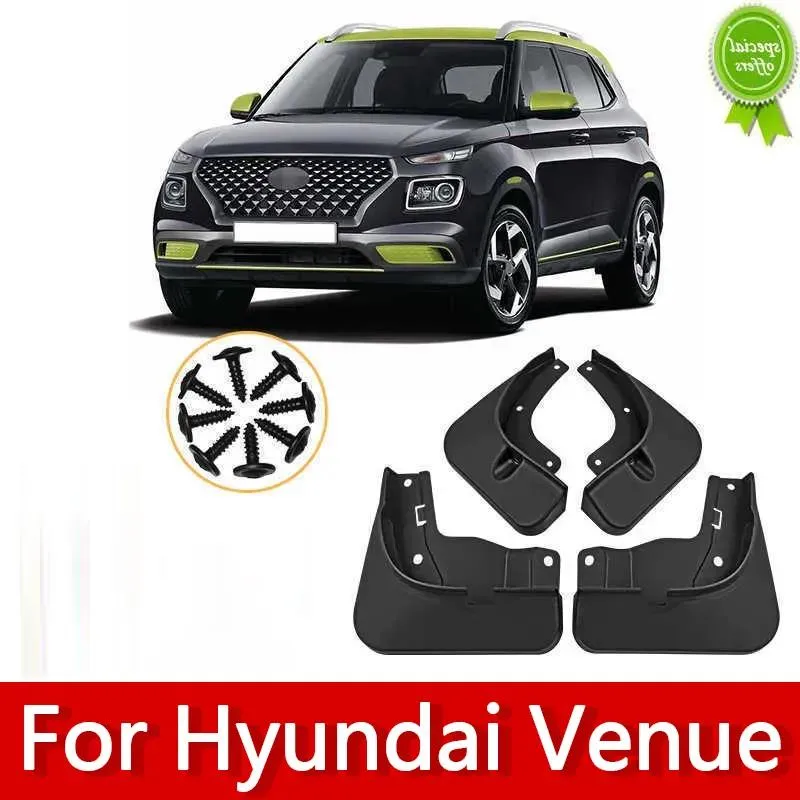 مصدات جديدة لمكان Hyundai 2019 2020 2021 2022 Frend Fender Fender Flaps Splash Guard Mudguards Mudflaps Accessories