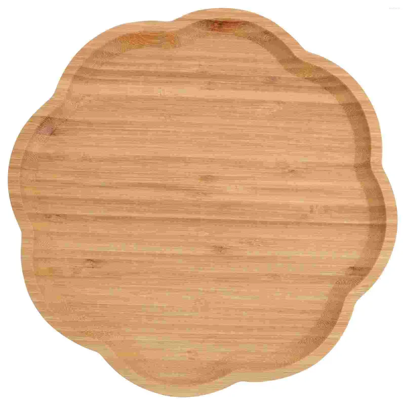 Geschirr-Sets, Holz-Tee-Serviertablett, blumenförmige Bauernhaus-Platten, Sushi-Platte, chinesischer Gongfu-Tisch, Geschenk, Jahr, Zuhause, Büro