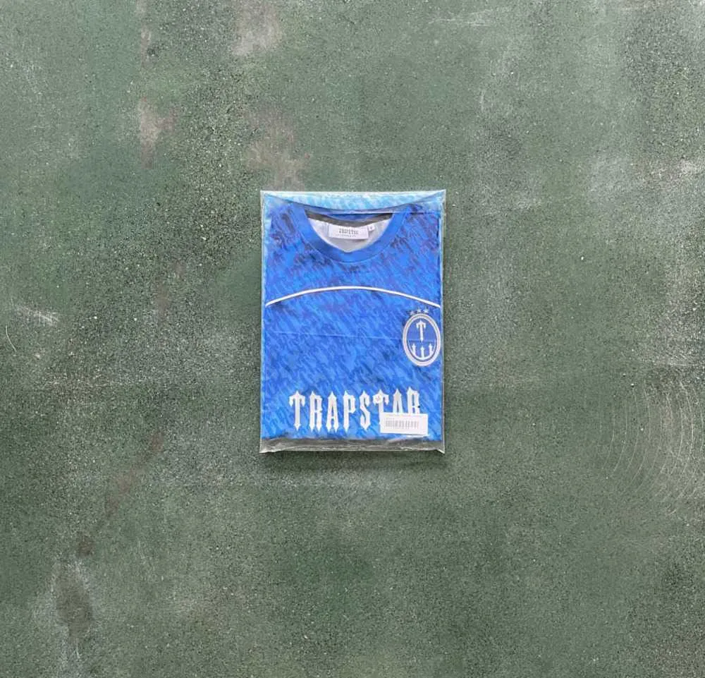 Futebol t Mens Designer Jersey Trapstar Verão Treino Nova Tendência Absorvente e Respirável o Mesmo Modelo para Celebridades da Internet