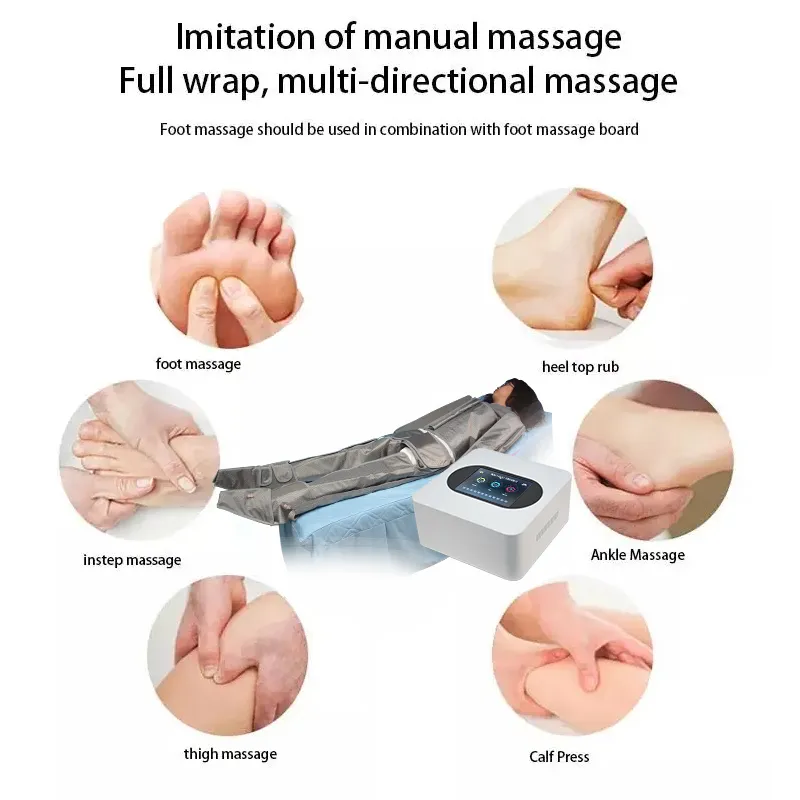 Spa Salon Use 24 air bag Lymphatic Drainage Air Pressure Weight Loss Slimming Body Shaping Legs Massage Pressotherapy Machine