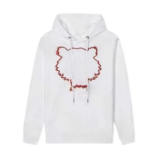 Tasarımcı Kenzo Hoody Nakış Tiger Head Erkekler Yuvarlak Boyun Kroper Sonbahar Erkek Hoodies Sweatshirts Kadın Moda Gelişmiş Kış Gevşek Zz32