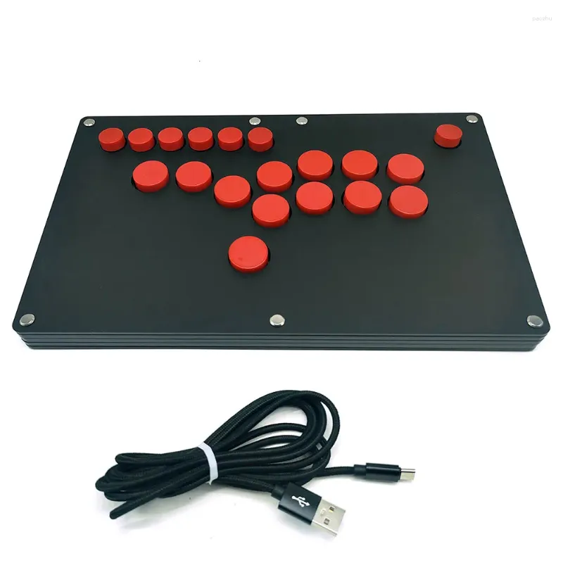 Kontrolery gier Arcade Joystick Fight Stick Mechanical Button Controller dopasuj do Hitbox PC