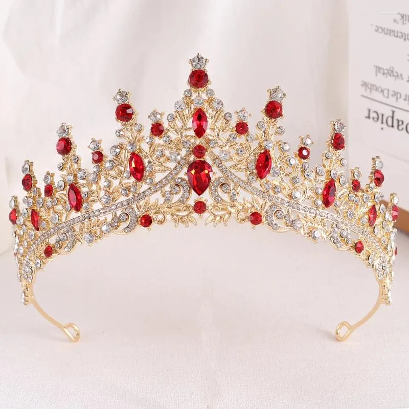 Pinces à cheveux en verre strass, couronne de mariée, diadème, accessoires de mariage, fête, vacances, anniversaire, pour filles