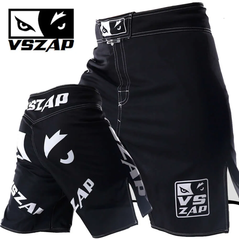 Vszap Eyes short de combat Fiess entraînement MMA Sanda Thai loisirs salle de boxe impression personnalisée