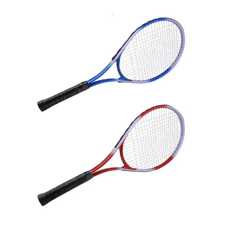 Adults Shaft Trainer Ball Tennis Racket Racquet Strings Set Beach Carbon Paddle Equipment Bag 240108