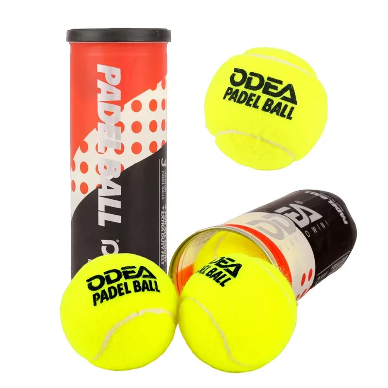 Padelball ODEA Paddle Tenis Zubehör 50 Wolle Professionelle unter Druck stehende Turnier-Trainings-Tennisbälle 1248 Dosen 240108