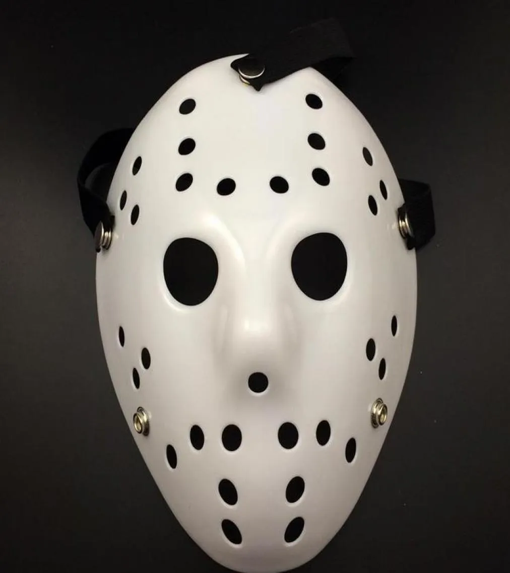 2017 Halloween Weiße Poröse Männermaske Jason Voorhees Freddy Horrorfilm Hockey Gruselige Masken Für Party Frauen Maskerade Kostüme5076887