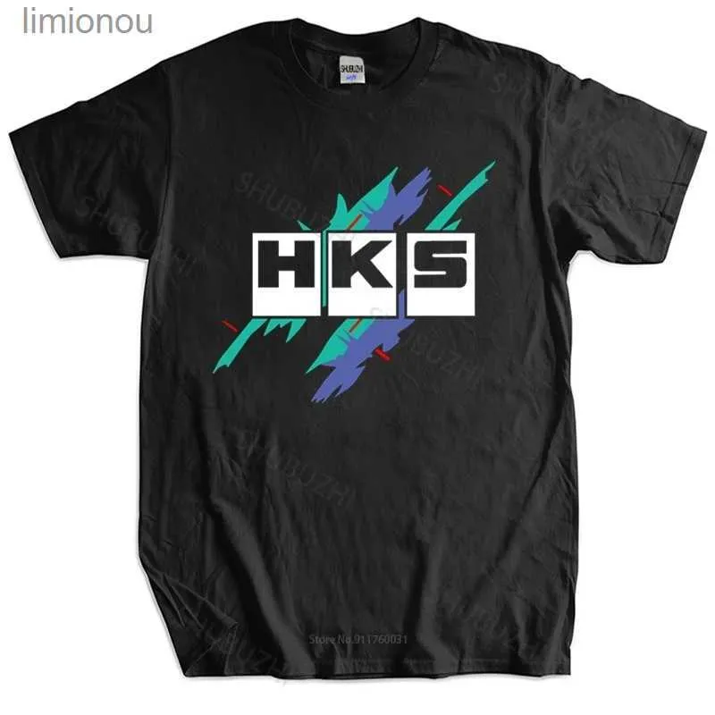 メンズTシャツメンズTシャツユーロサイズトップリミテッドHKSおよびスポーツパフォーマンスターボユニセックスTシャツ女性トップTEESL240108