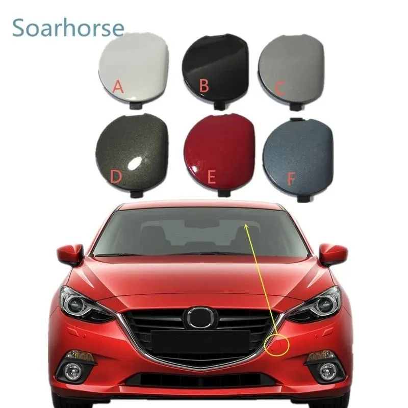 Pare-chocs pour Mazda 3 Axela 2014 2015 2016, couvercle de crochet de remorquage, couvercle d'oeil, capuchon de remorque