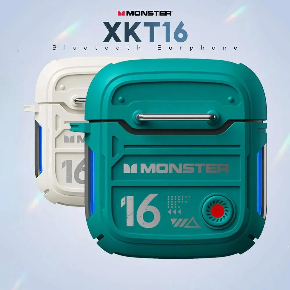 Casque d'écoute sans fil Monster XKT16, hi-fi, stéréo, longue Endurance, appels HD, port confortable, Bluetooth 5.3