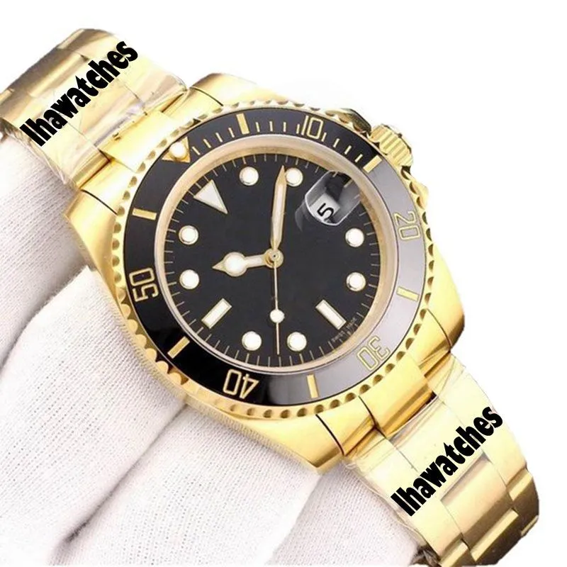 Automatyczne zegarki mechaniczne męskie luksurys projektant 40 mm wysokiej jakości zegarek Man Luminous Sapphire Fashion Sub Montre de Luxe Waterproof 904L AAA Watch