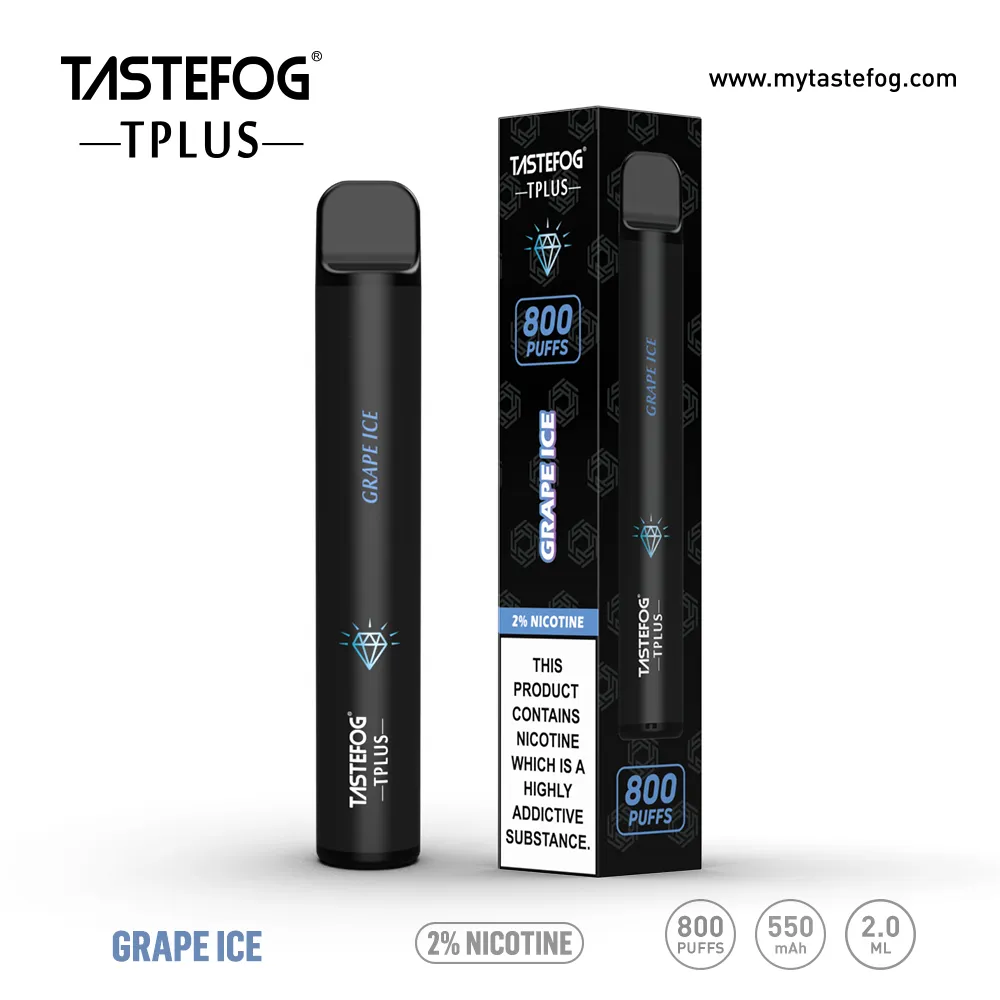 Tastefog TPLUS 800 Puffs Vape Wholesale Disposable Vape Cheap Prix Puffs 800 E Cigarette