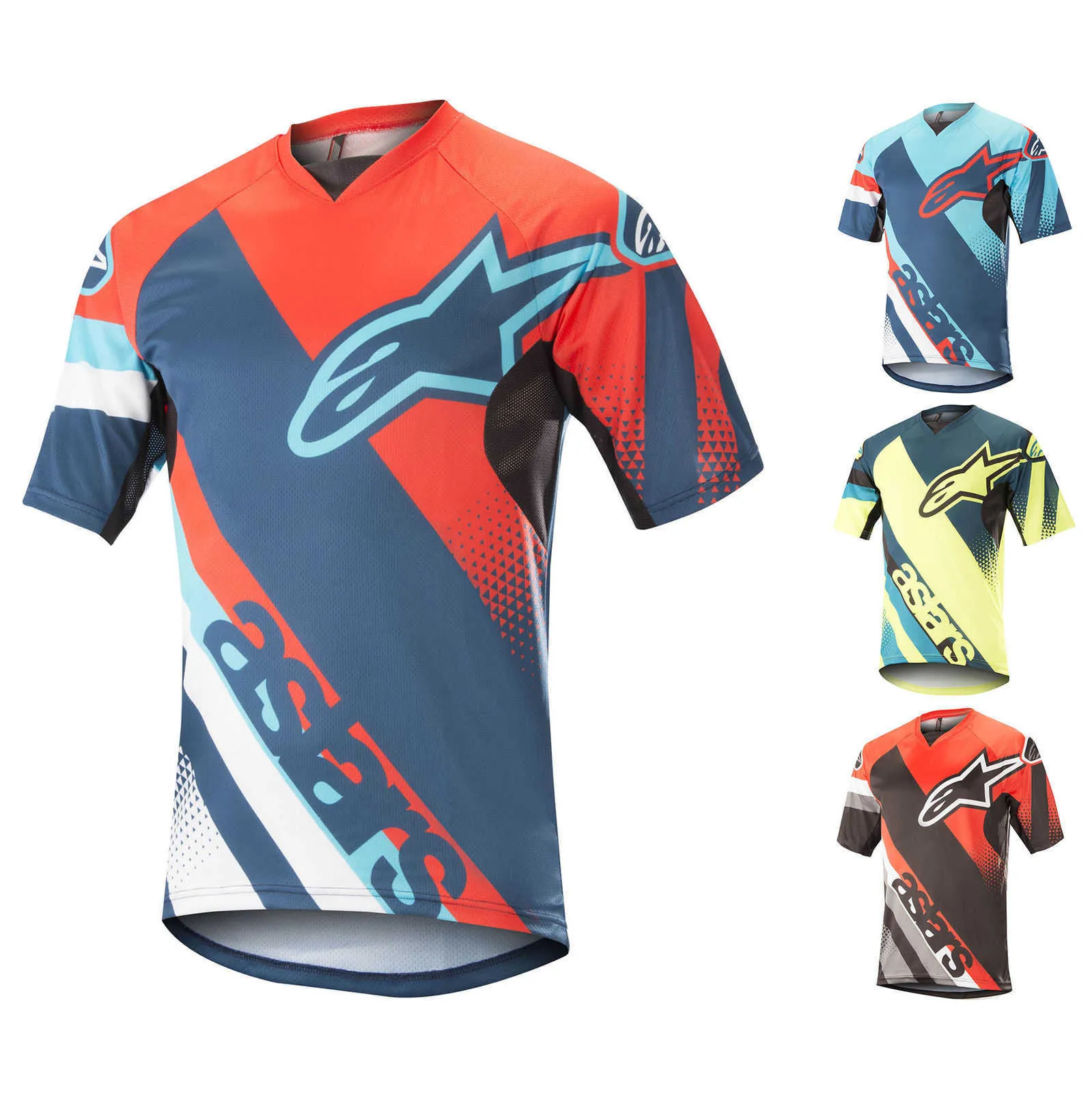 Men's T-shirts Star Speed Subdue T-shirt Mountain Bike Clothing Riding Clothing Cross Country Motorcycle Clothing Racing Speed Dry Clothing