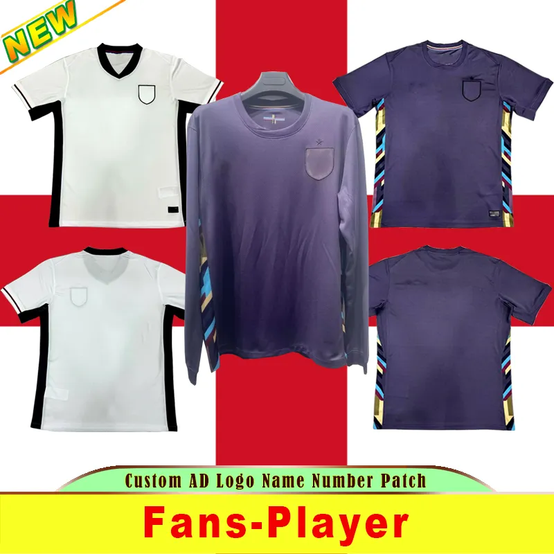 24 25 25 DOMA DALNY SLEVED PUPI EURO ENGLANDS JERSEY Bellingham Rice Saka Foden Rashford Sterling Stones Grealish Kane Men Fan Kids Player Football Kit Kit koszulki