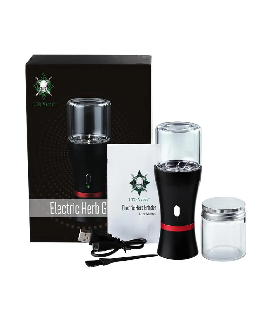 Rökning av slipmaskiner Set LTQ Vapor Electric Herb Grind Tobacco Dry With USB Crusher Smasher Charge Accessories7431270