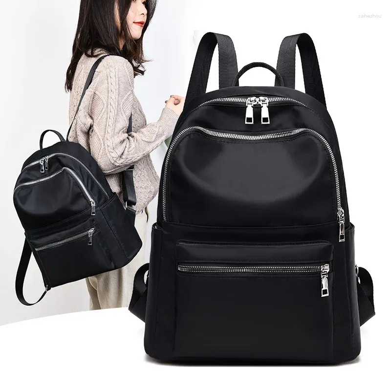 Ryggsäck koreansk version mångsidig oxford trasa fritidsresor kvinnors stora kapacitet multifunktionell enkel väska
