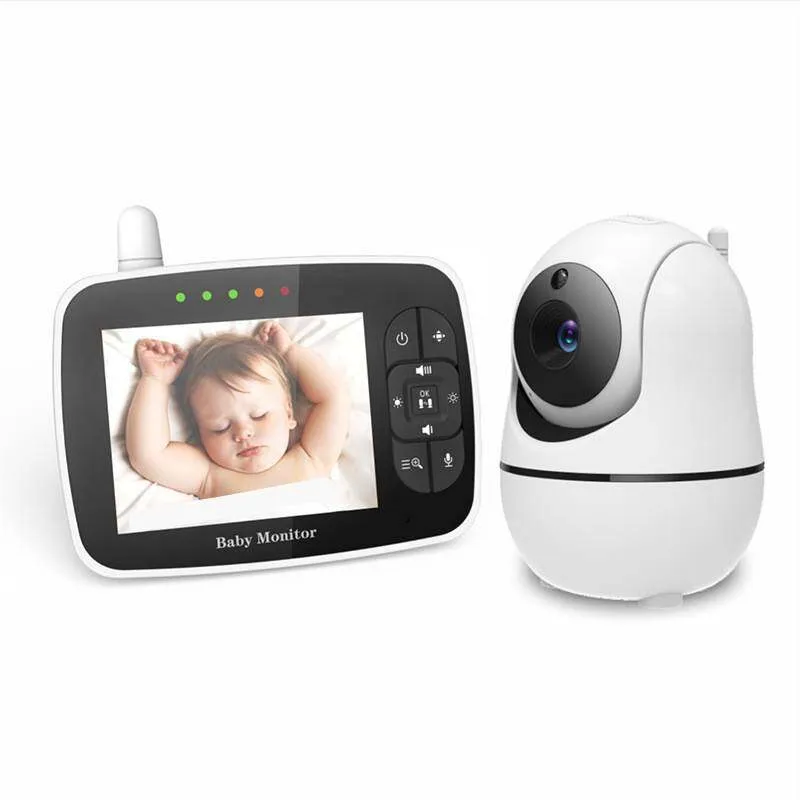 SM935E Babyphone mit 3,5-Zoll-Farb-LCD-Bildschirm, Video-Zwei-Wege-Gegensprechanlage, Babyphone-Unterstützung, Fernkamera, Schwenk-Zoom-Kamera, LCD-Bildschirm