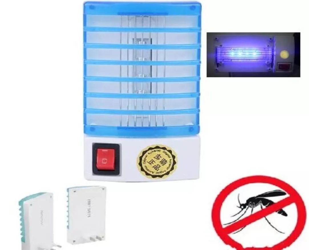 Nowy 220V110V Ultraviolet Ray Electric Mosquito Pest Control Killer Fly Bug Owad Pułapka Zapper Repeller Mini LED Killer Night Lamp2963625