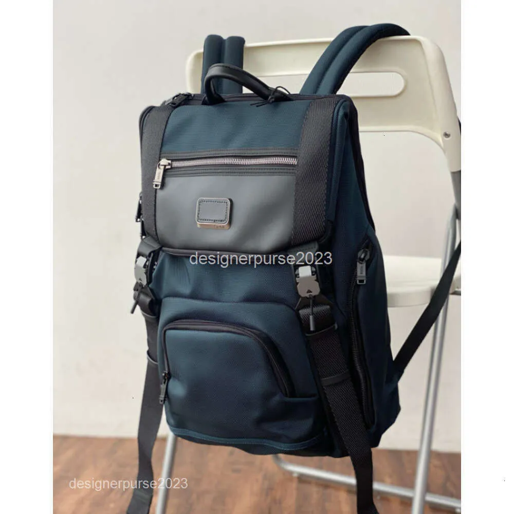 Ballistische tumiis alpha heren heren zakelijk luxe bookbag ontwerper sportserie nylon handtas backpack zwarte mode 3 rugzakken computer mannen tas v6mo