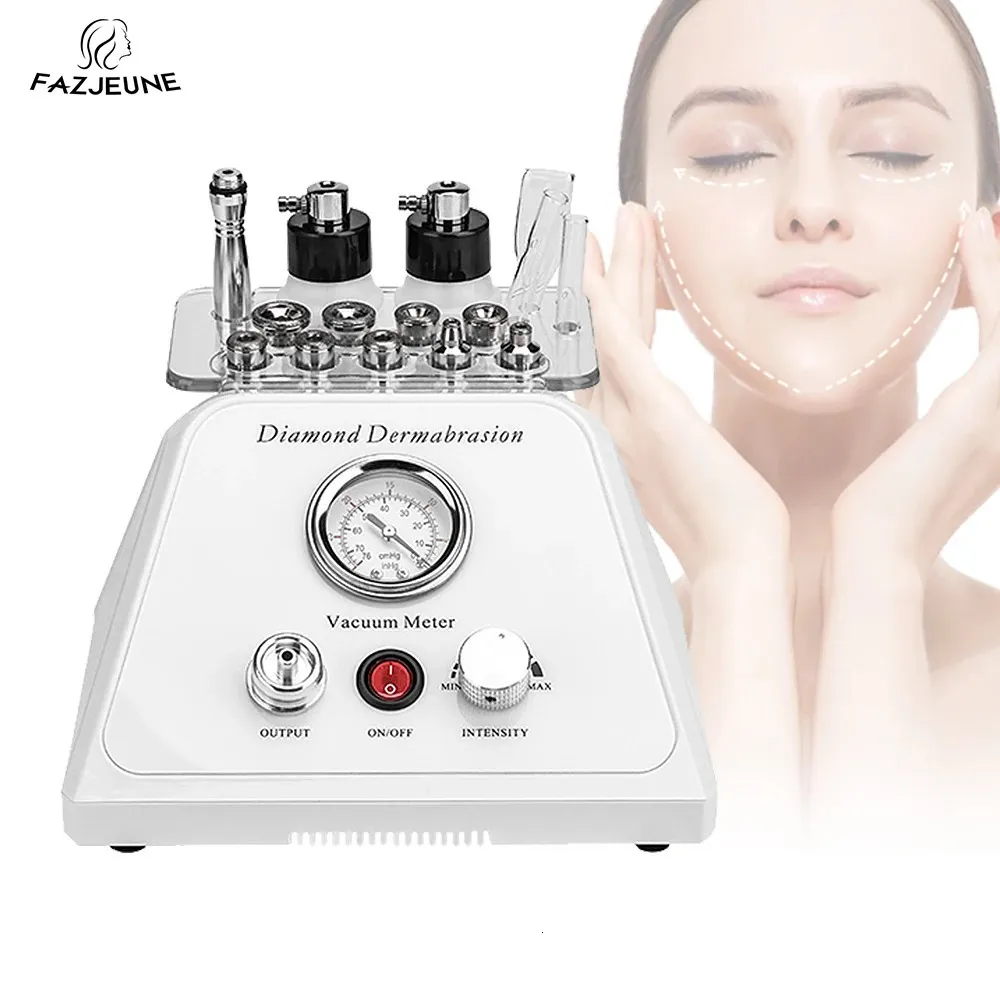 Diamond Microdermabrasion Machine Exfoliation Dermabrasion Devices Vacuum Wrinkle Removal Peeling Skin Care Tools 240106