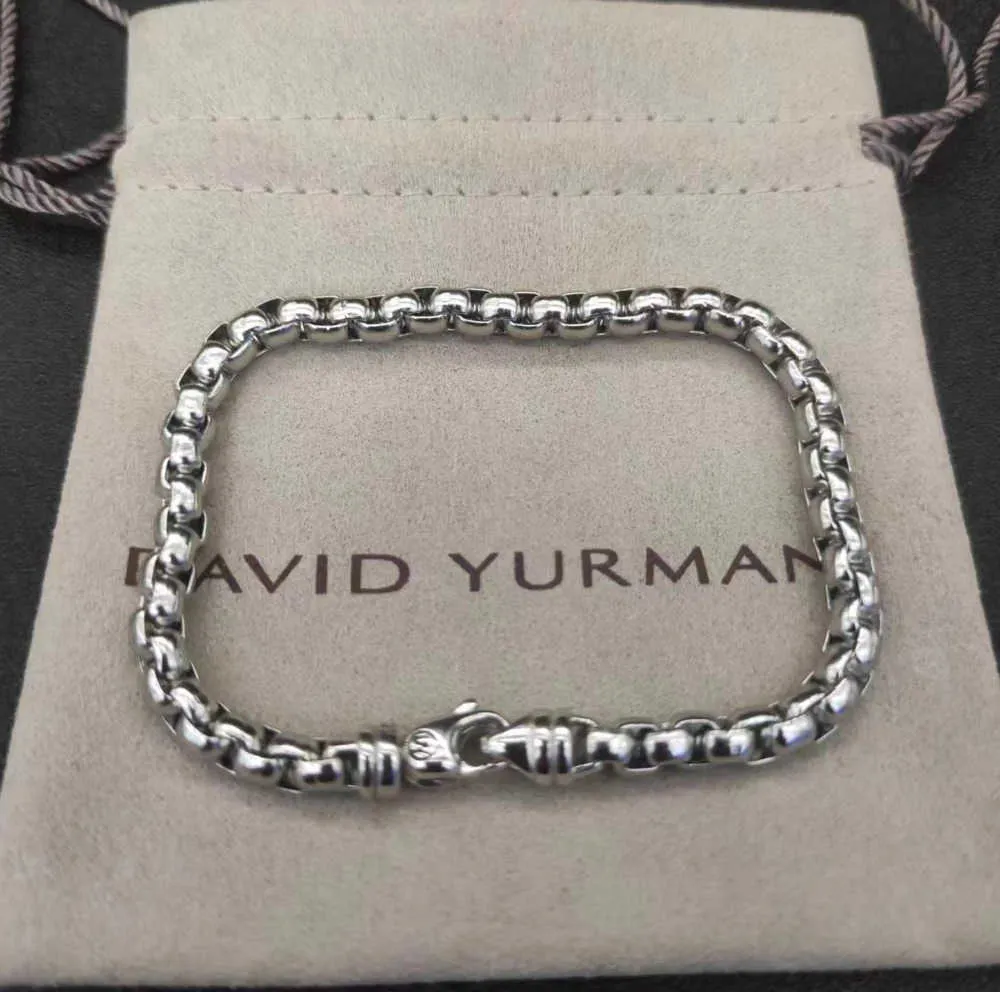 2024 DY Circle link Chain Charm designer Armband voor Vrouwen Cubaanse Kettingen diamanten Mode Retro Luxe Party Verjaardag Sieraden Cadeau Populair in Europa en Amerika