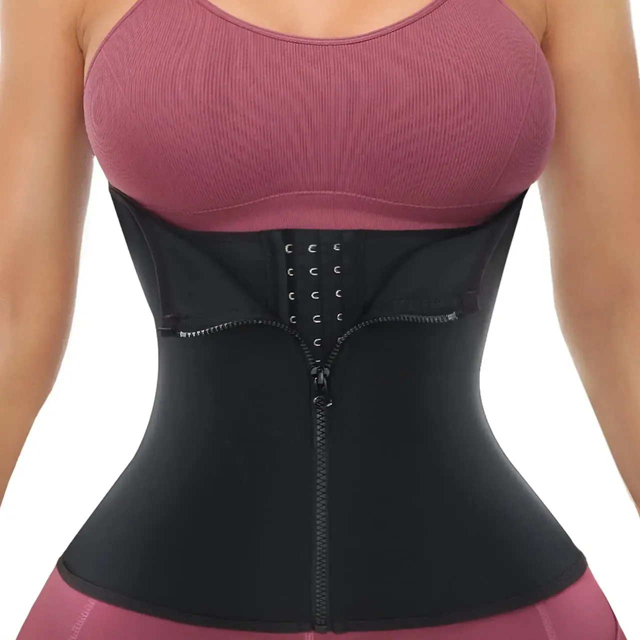 Adjustable Slim Maidenform Waist Trainer for Women Lower Belly Fat Sweat Trimmer, Workout Body Shaper, Cincher, and Sports Support