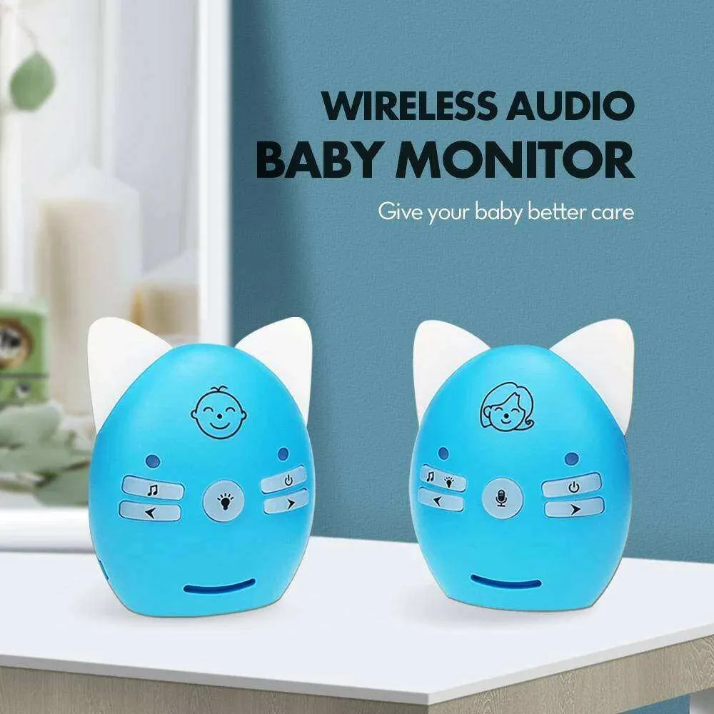 V30 Cute Audio Baby Monitor Fetal Baby Cry Vibration Alarm Reminder Portable Electronics Portable Wireless Baby Monitor