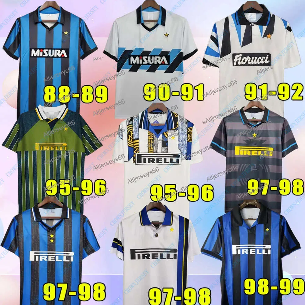 Maglie da calcio retrò Inter 1997 98 99 2000 01 02 03 04 05 07 08 09 Ibrahimovic Figo ADRIANO Stankovic CAMBIASSO CRESPO J.Zanetti S Vintage _Jersey