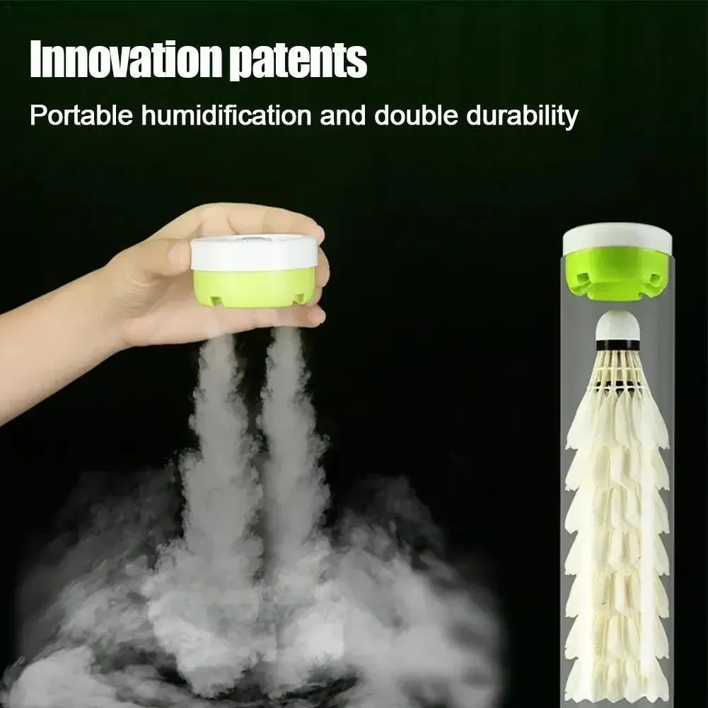 Humidifier Badminton Shuttlecock Steam Air Making the Battledore Keeps Balls Feather Moisturizing Durable Badminton Ball Steamer 240108