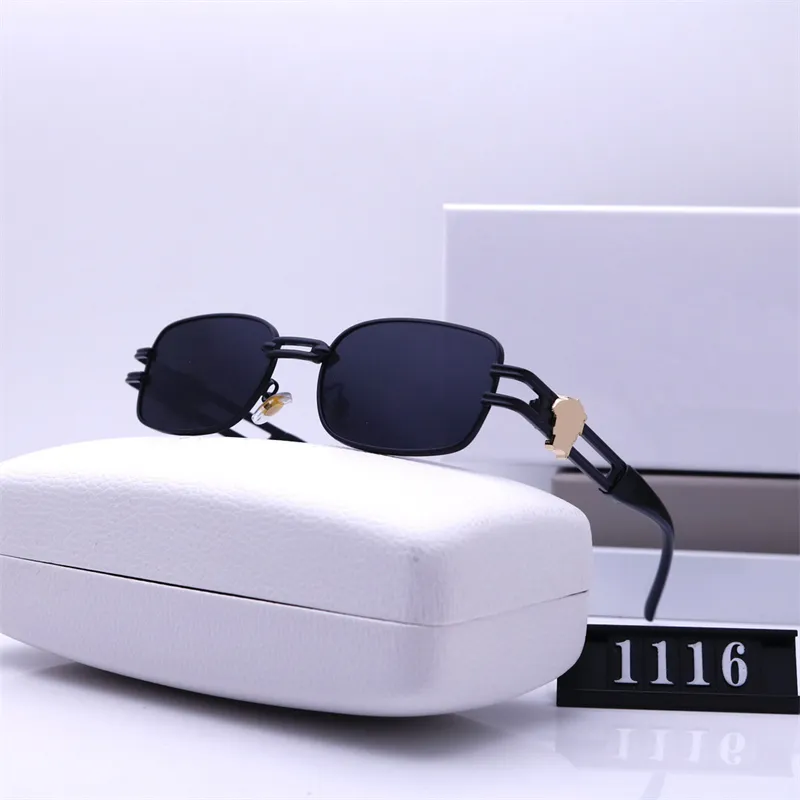 Fashionable Sunglasses For Women Men Sun Glasses Golden Full Frame Designer Eyeglasses Beach Goggles Lunettes De Soleil
