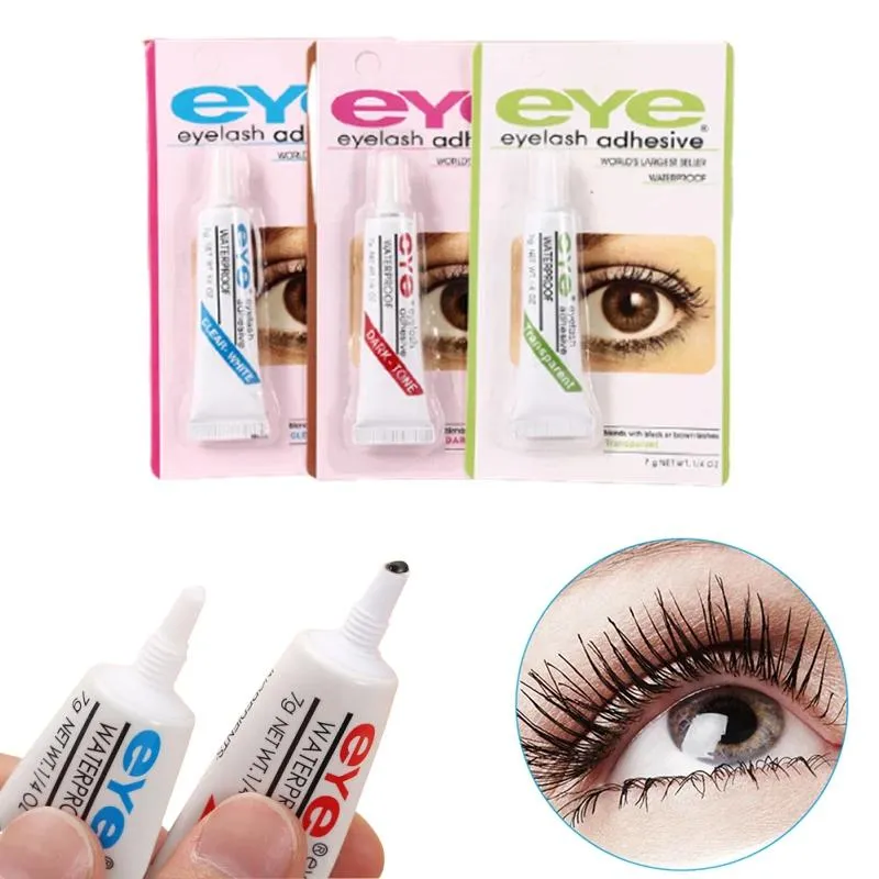 Pennelli 6/1PCS Colla per ciglia Forte impermeabile Tutto il giorno Lunga durata Ciglia finte Strumenti Trucco Eye Lash Adesivo Strumento di bellezza cosmetica