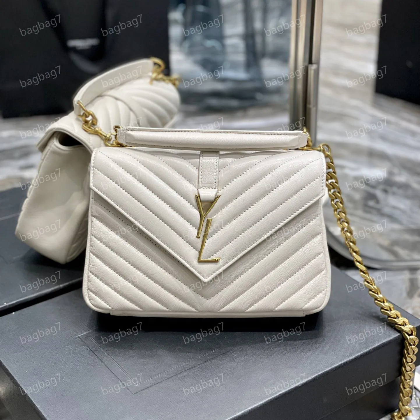 College In Quilted Leather Designers Cassandre Bags Women Fashion