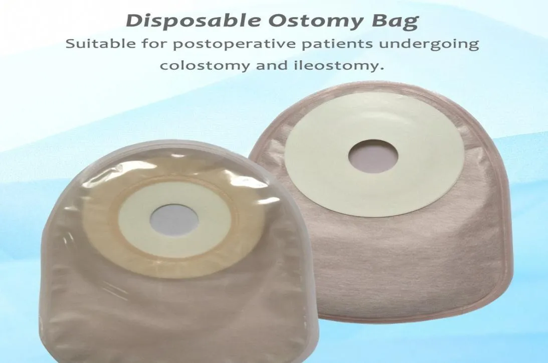 1pc tek kullanımlık ostomi torbası kolostomi için kapalı çanta ileostomi stoma bakım cuttofit ostomi pouch4858491