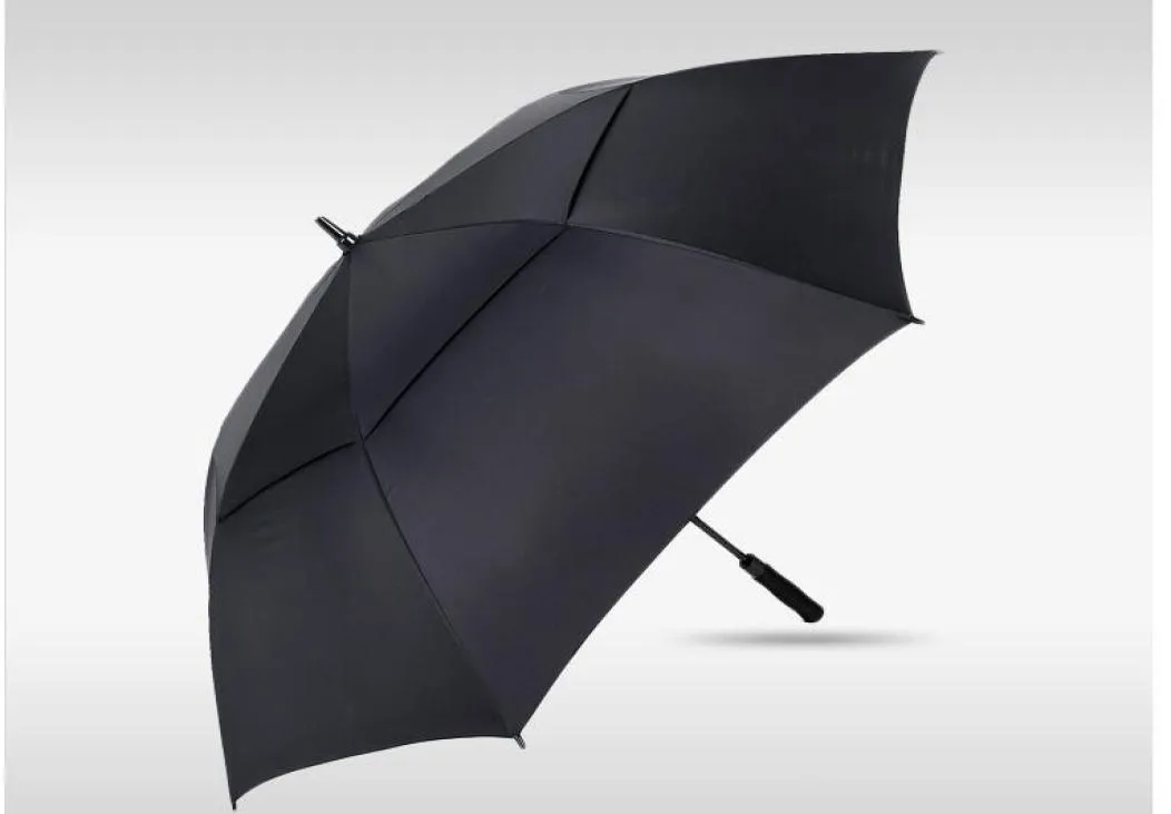 Parapluie de Golf Ultra grand, Double couche, solide, coupe-vent, respirant, Double résistance aux UV, grands parapluies Super4397948