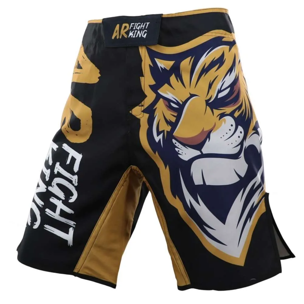 MMA Fight Sports Tigerショートパンツ包括的な戦闘トレーニングショーツファイスジュウシューランニングビーチストレッチ