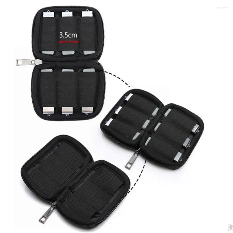 Bolsas de armazenamento Multifunction USB Flash Drives Organizer Case Bag Protection para viagens Bolsa de Almacenamiento