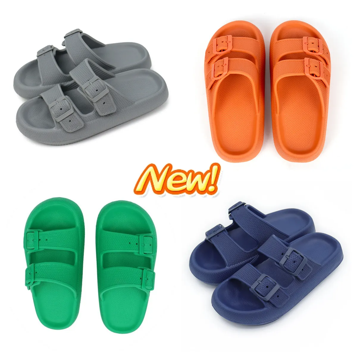 Designer-Slides, Slipper, Paris, einfache Sandalen, Hausschuhe, Sommerzimmer, Flip-Flops, Herren, Damen, Pool, Hotel, Innenhaus, Leder, Gummi, flach, 35–45