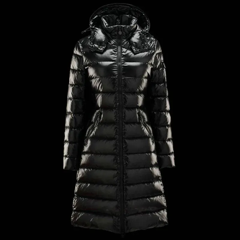 dames lange donsjack winterparka's jassen topkwaliteit dames casual outdoor veren vrouw uitloper dikker hoogwaardig winddicht en warm afneembare hoed bovenkleding