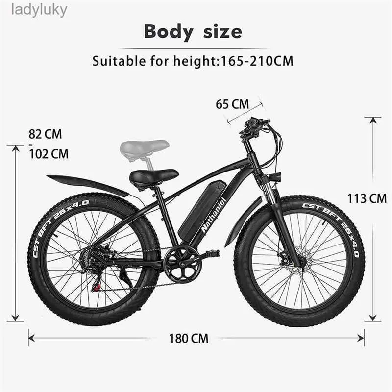 Fahrräder Elektrofahrrad 1000W Sport Mountain Snow Electr Bike 4.0 Fat Bike Electrica Bicycle 17Ah Lithium Batterie ebike Bicicleta elctricL240105