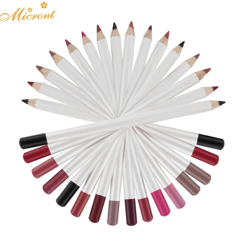 Nouveau 25 couleur rouge à lèvres stylo lipliner femelle imperméable durable pas facile à décolorer rouge à lèvres mat no 231128