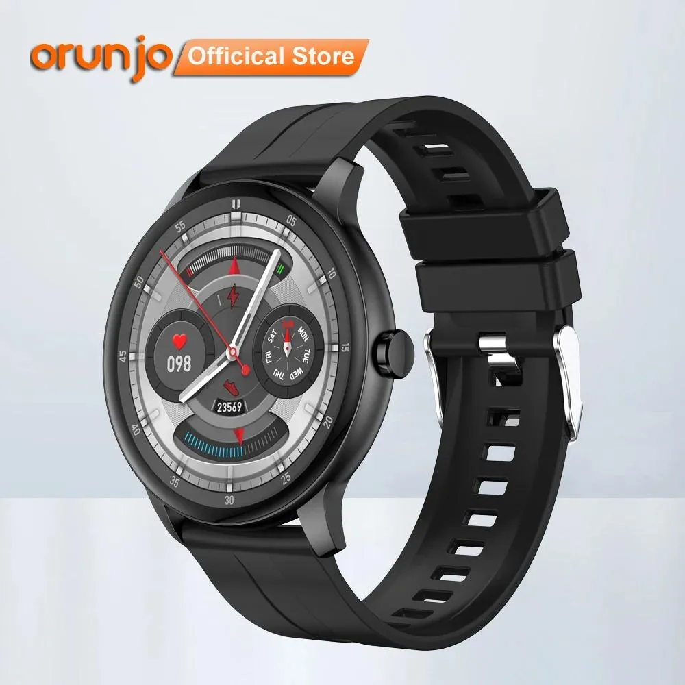 Watches Orunjo Z2 Smart Watch Fitness Tracker Weather Display Waterproof Sports Bluetooth Call Smartwatch for Men Women IOS Android