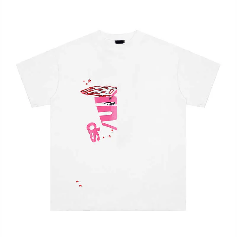 sp5der T-shirt Hommes T-shirts Designer Hommes Femmes T-shirt Hip Hop Mode Lettre Graffiti Imprimer High Street Confort T-shirts à manches courtes T-shirt d'été T-shirt blanc araignée