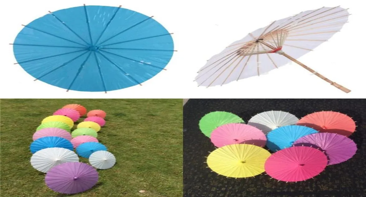 Billigaste kinesiska Japanesepaper Parasol Paper Paraply for Wedding Bridesmaids Party gynnar Summer Sun Shade Kid Size 128 G22325629