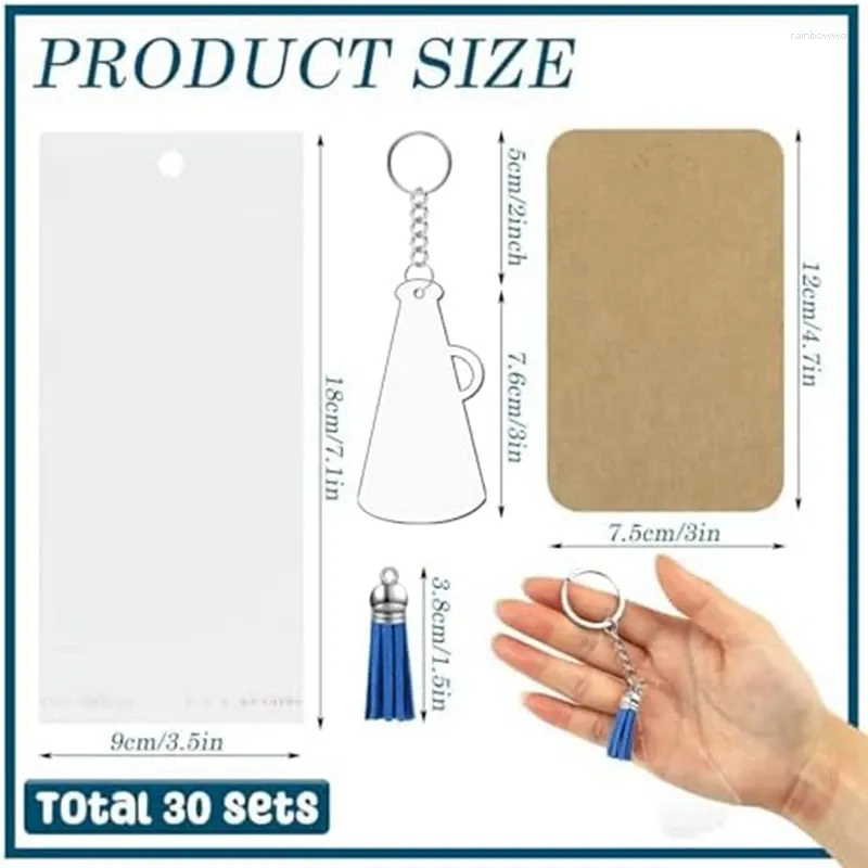 Acrylic megaphone keychain hot sale