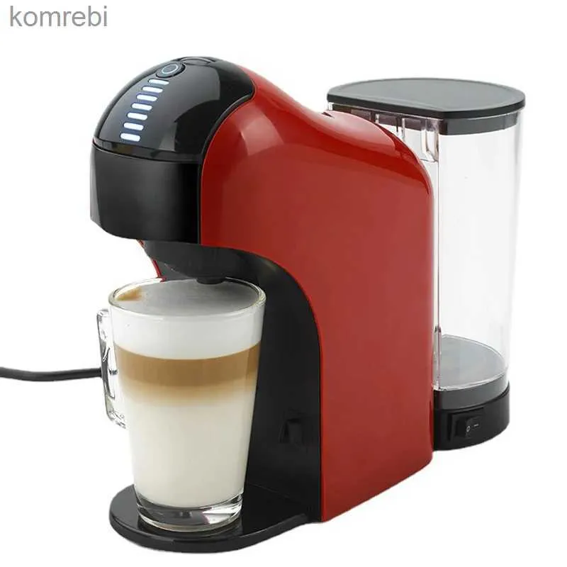 Máquinas de café 4 cores domésticas 15 bar máquina de café expresso 1400W 1L máquina de café totalmente automática L240105