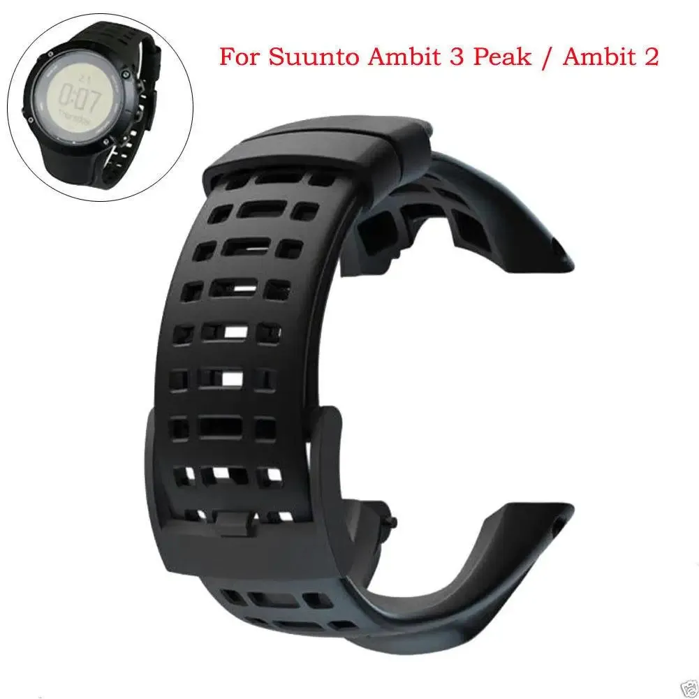 Uhrenarmband-Zubehör, Gummi-Armband für Ambit 2, verstellbares Schnallenarmband 240106