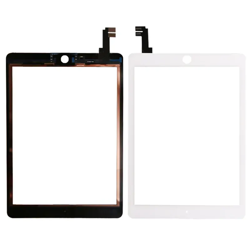 Écran de remplacement OEM AAAA pour ipad 6 pour iPad Air 2 Air2 écran tactile numériseur tactile verre avant panneau de verre extérieur ZZ